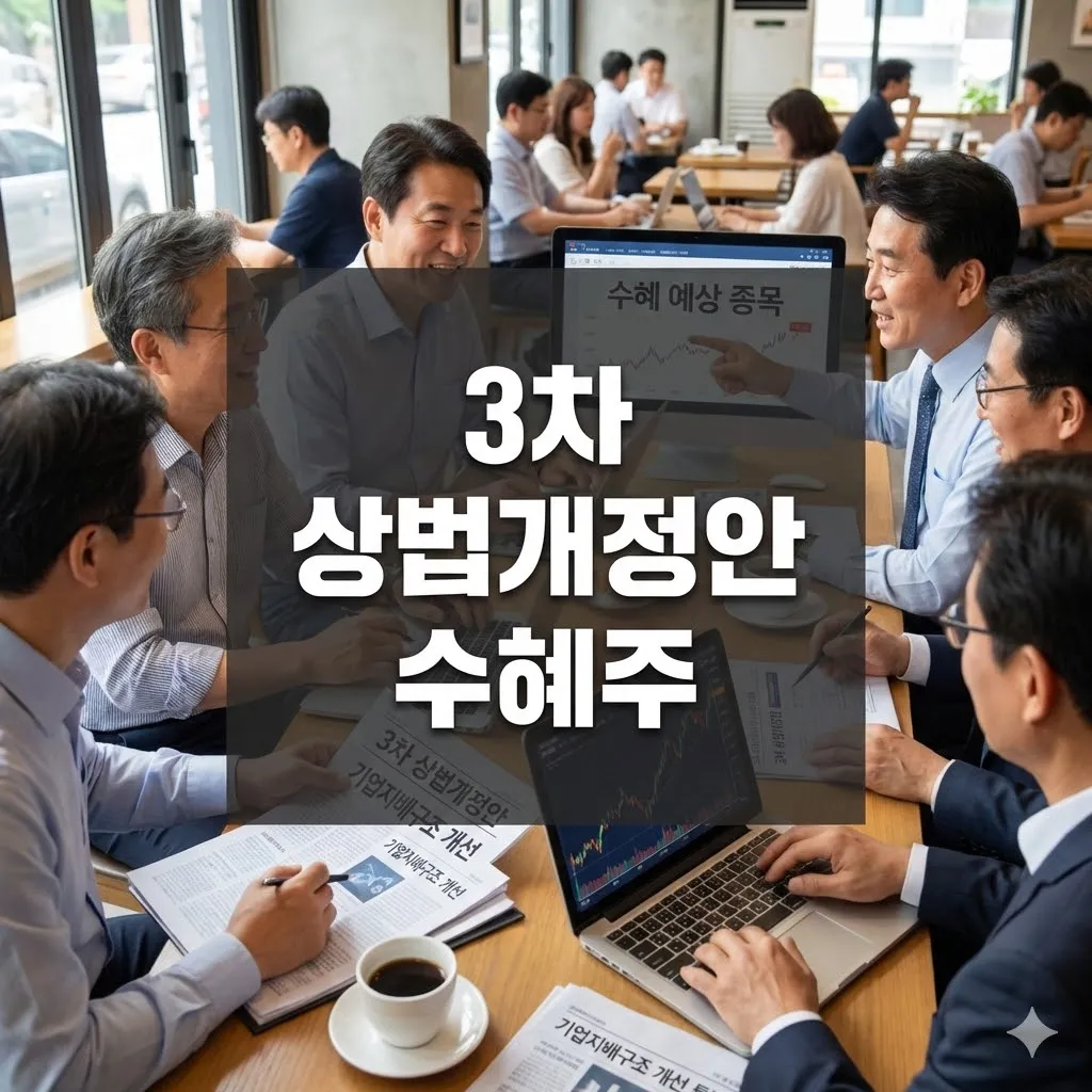 3차 상법개정안 자사주 소각 의무화, 수혜주 집중 분석!