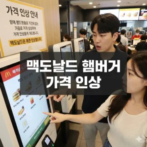 맥도날드 햄버거 가격 인상 현명한 소비 전략은?