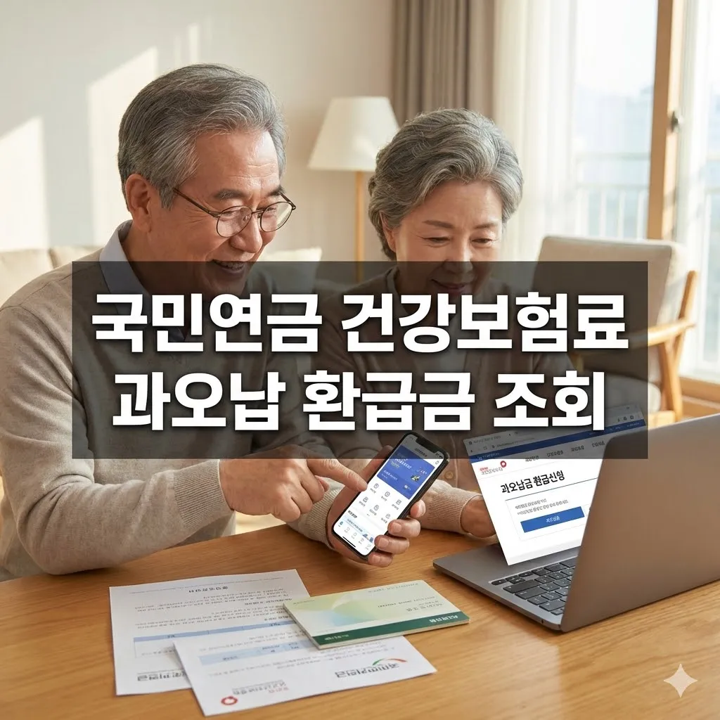 국민연금 건강보험료 과오납 환급금 조회부터 신청까지 완벽 가이드