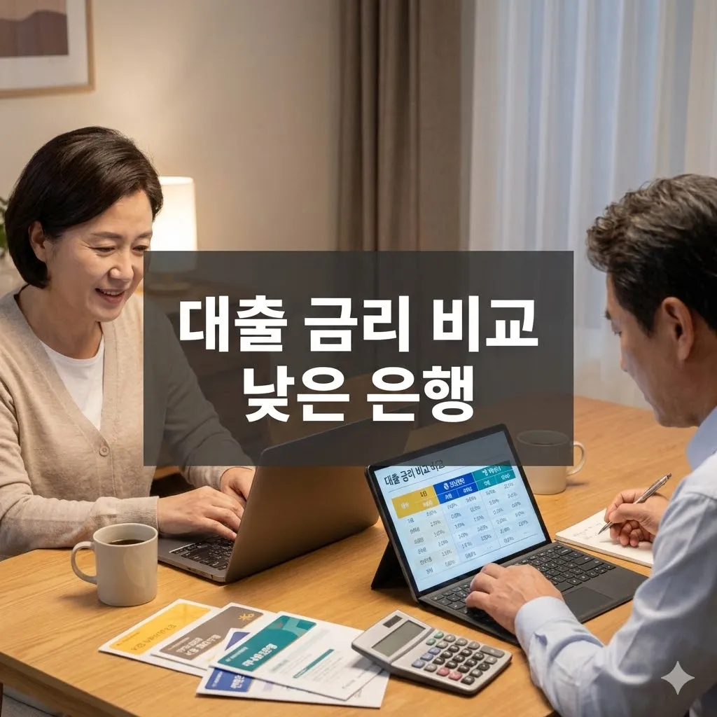 대출 금리 비교 낮은 금리 은행과 현명한 선택법