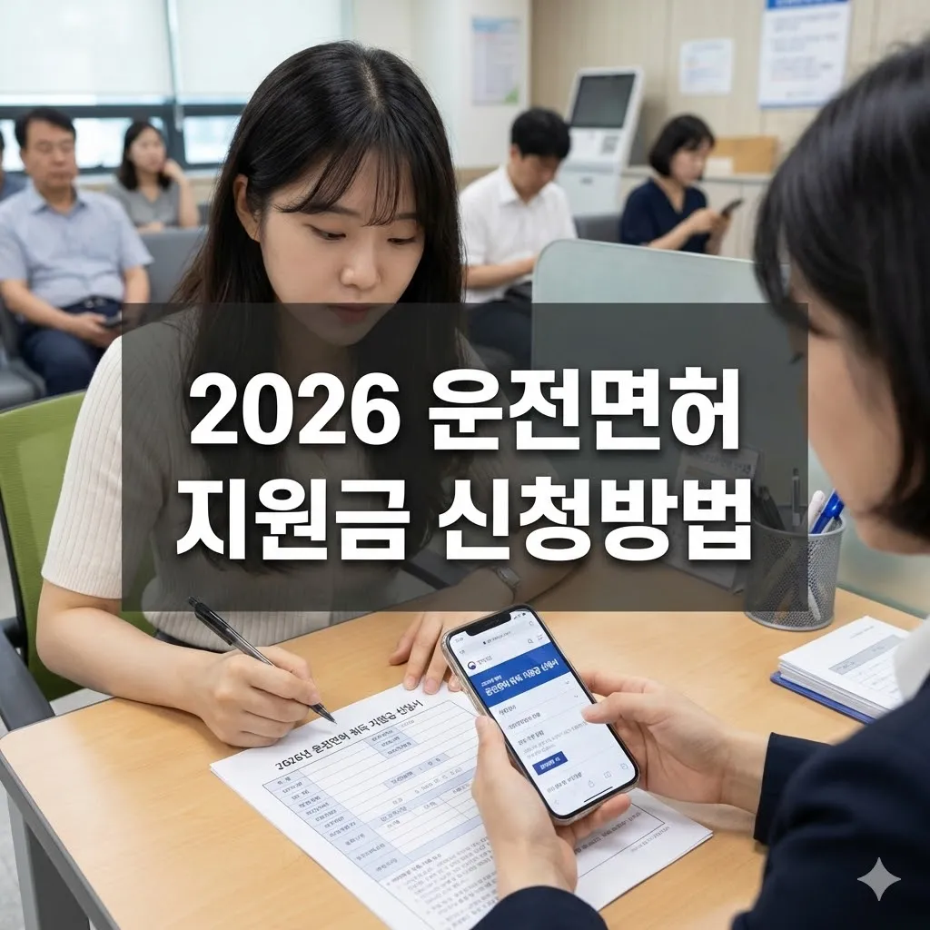 2026 운전면허 지원금 신청방법 완벽 가이드