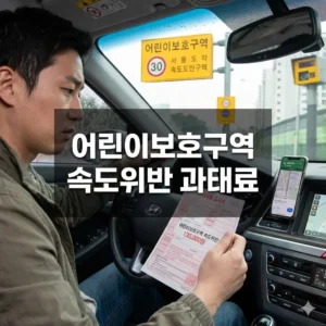 어린이보호구역 속도위반 과태료·범칙금·벌점 총정리