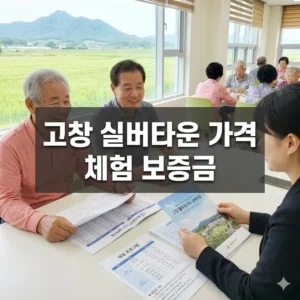 고창 실버타운 가격 체험 보증금까지 심층 해부