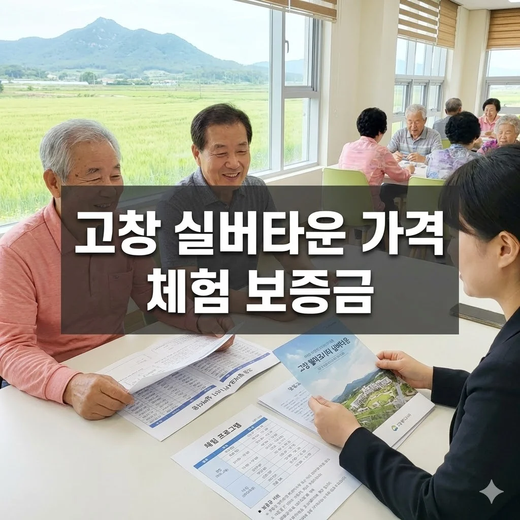 고창 실버타운 가격 체험 보증금까지 심층 해부