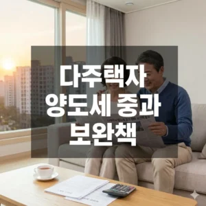 다주택자 양도세 중과 보완책, 2월 10일 전후에 발표 예정