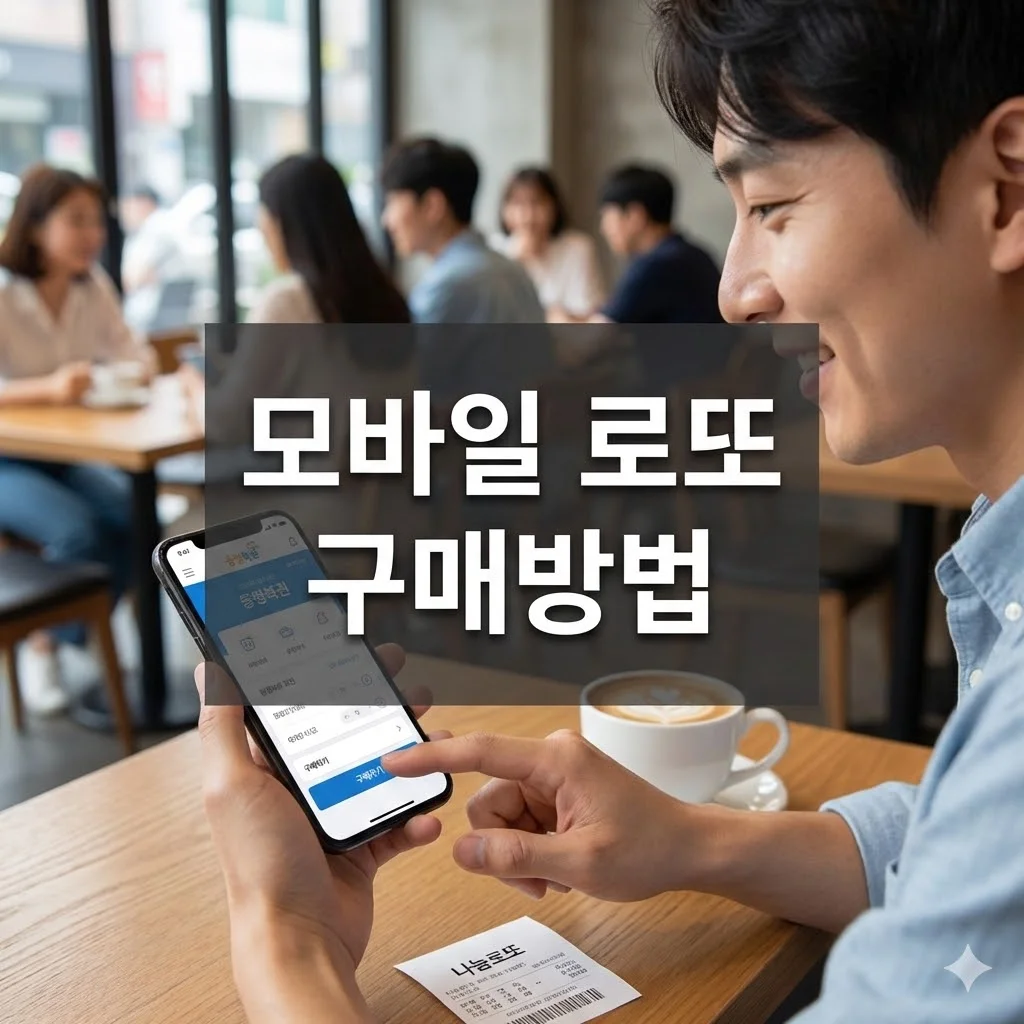 모바일 로또 구매방법, 이 글 하나로 끝!