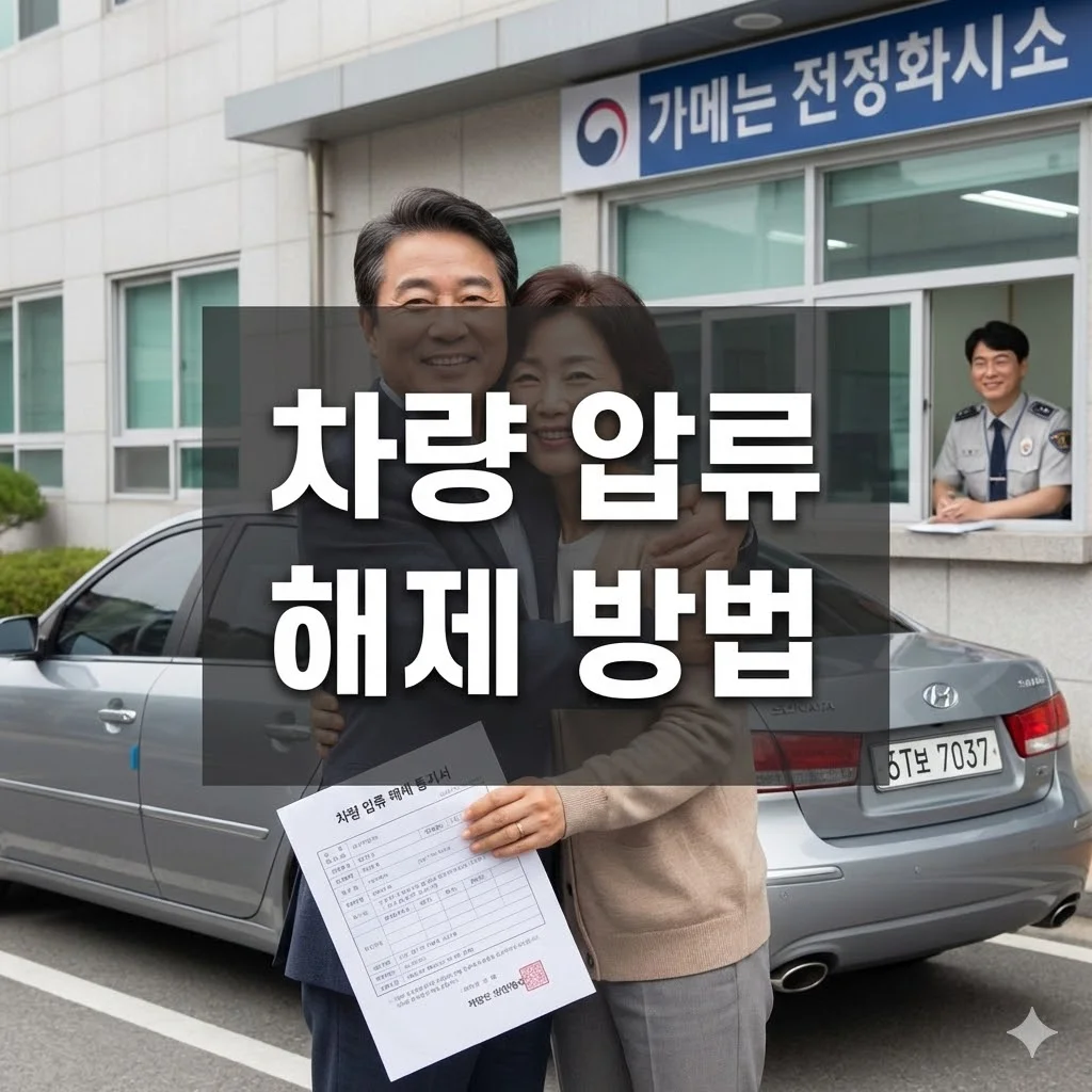 차량 압류 해제 방법, 유형별 완벽 가이드!