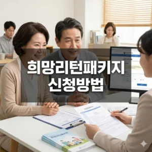 희망리턴패키지 신청방법, 소상공인 재도전의 기회!