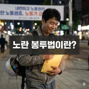 노란 봉투법이란? 핵심 내용과 논란 완벽 분석
