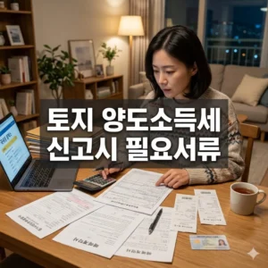 토지 양도소득세 신고시 필요서류 감면 팁까지