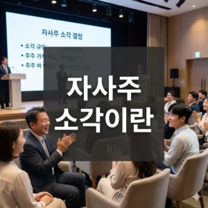 자사주 소각이란? 주주 가치를 극대화하는 2026년 핵심 전략!