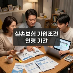 실손보험 가입조건 연령 기간 총정리