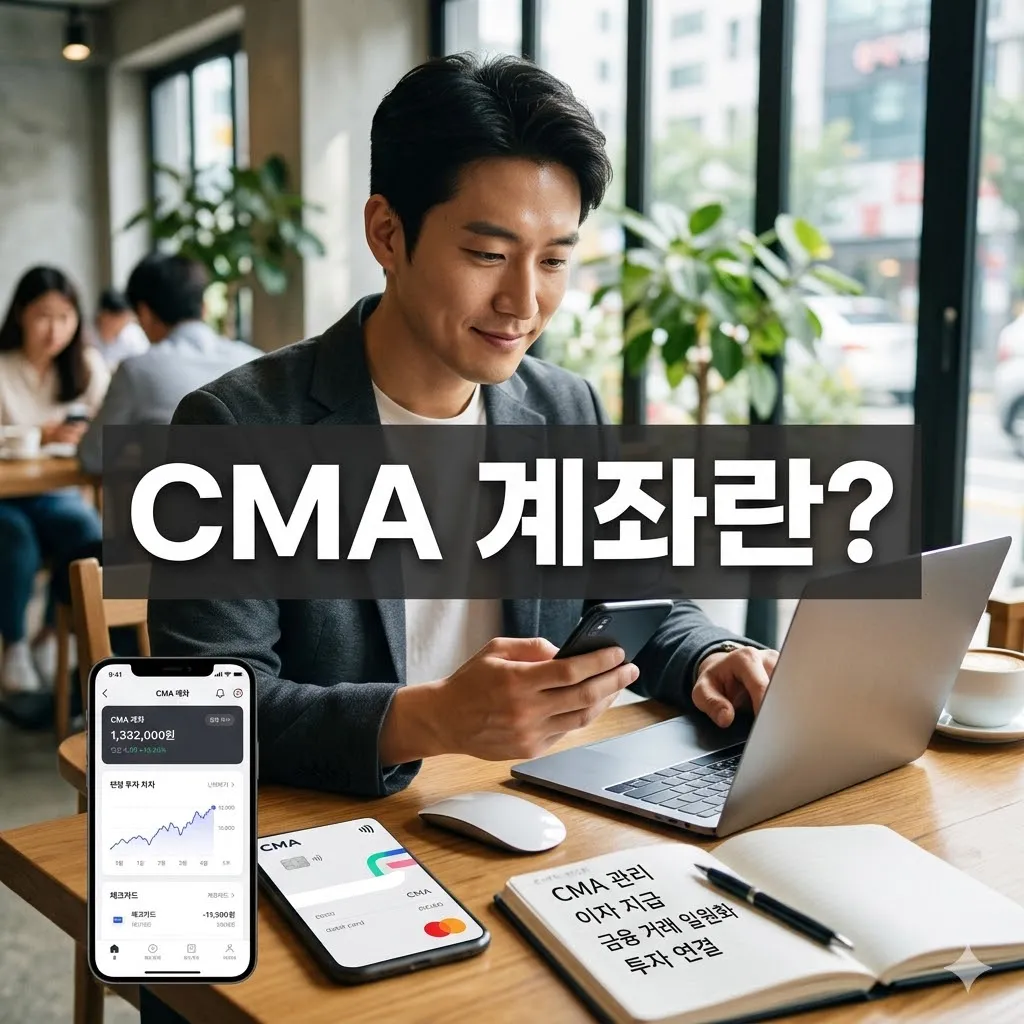 CMA 계좌란? 종류부터 활용법 총정리