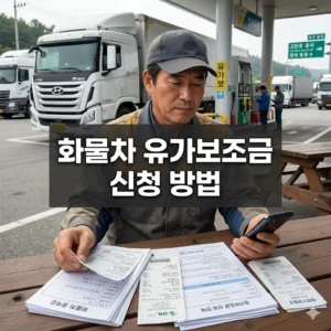 화물차 유가보조금 신청 방법부터 조건까지 완벽 가이드