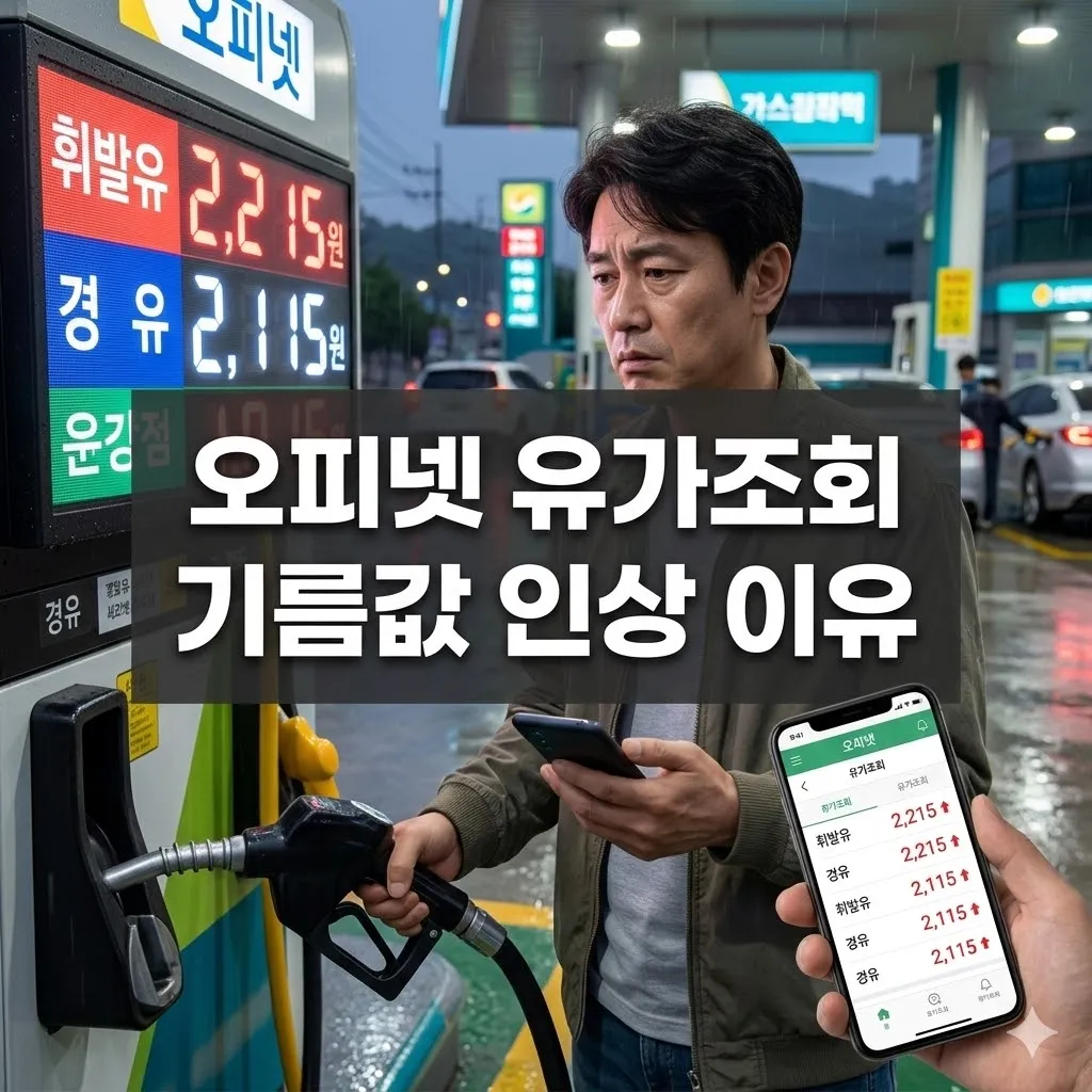 오피넷 유가조회 기름값 인상 이유와 정부 대응