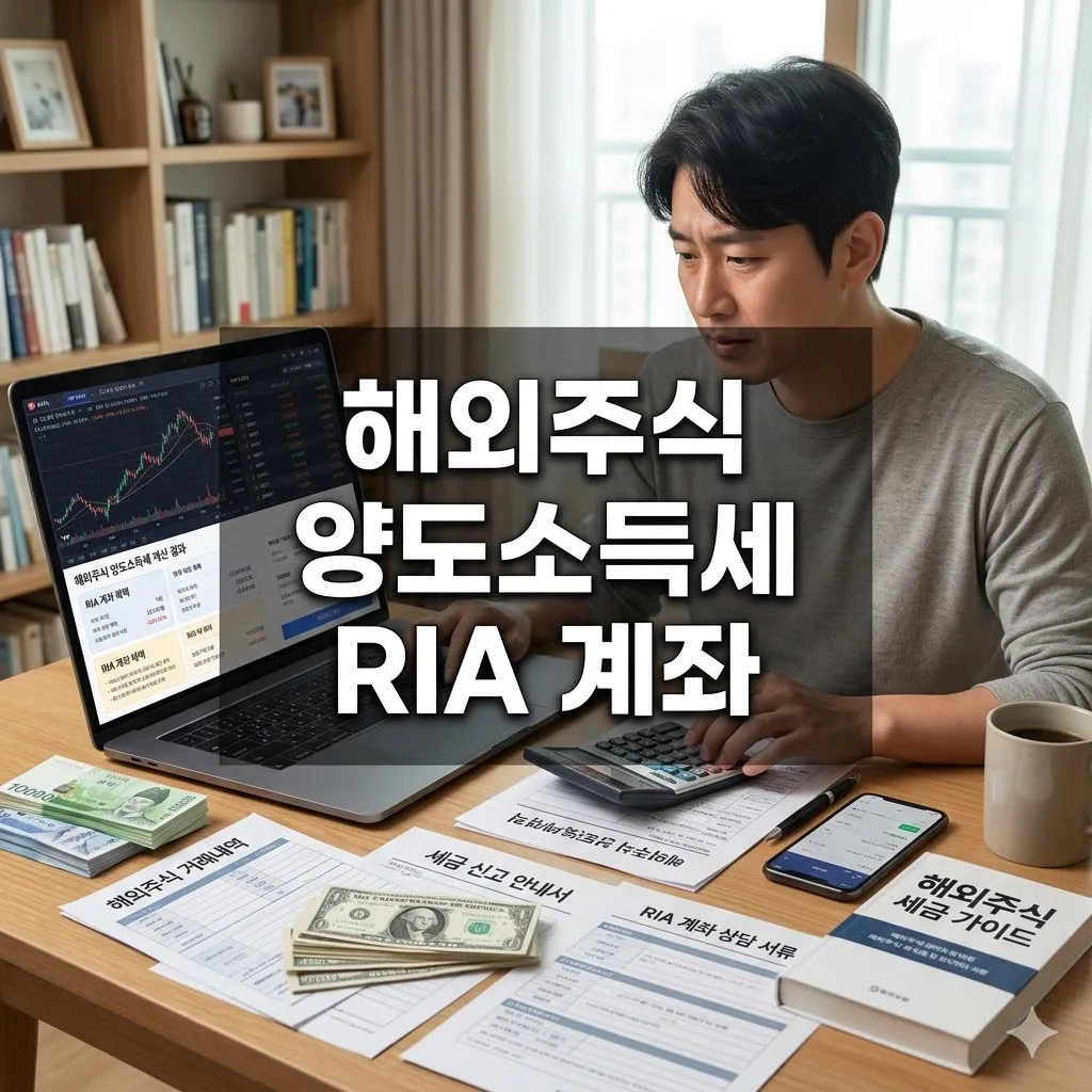 해외주식 양도소득세 RIA 계좌로 확 줄이는법