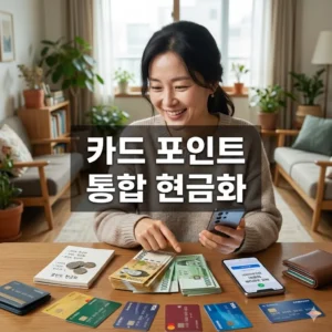 카드 포인트 통합 현금화부터 자동사용까지 총정리