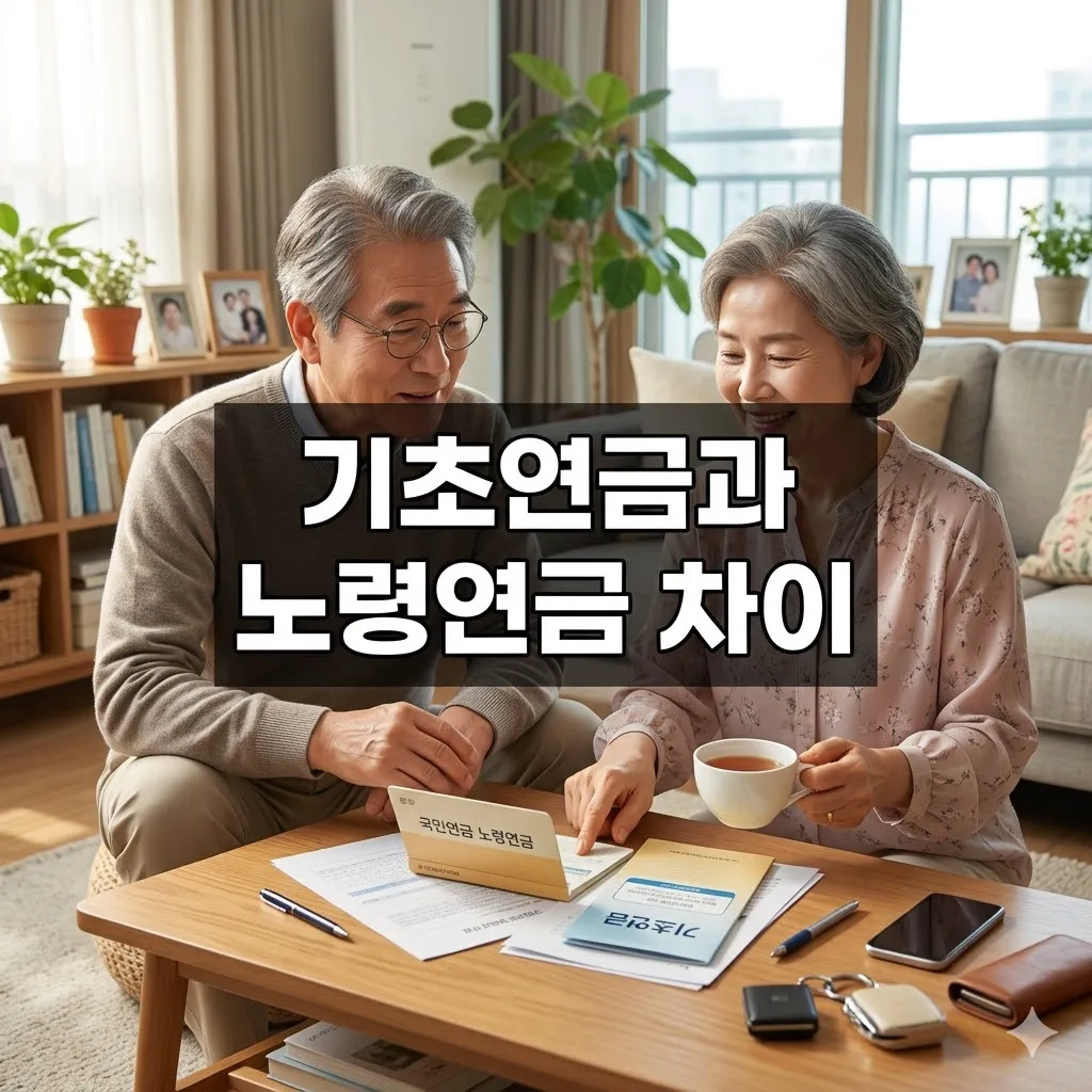 기초연금과 노령연금 차이 재원부터 수급 나이까지 완벽 해설!