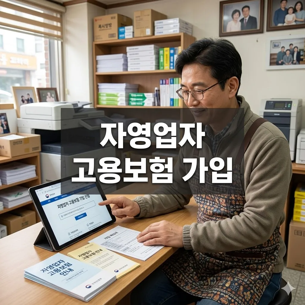 자영업자 고용보험 가입 - image