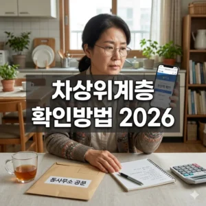 차상위계층 확인방법 2026, 최신 소득·재산 기준 완벽 가이드