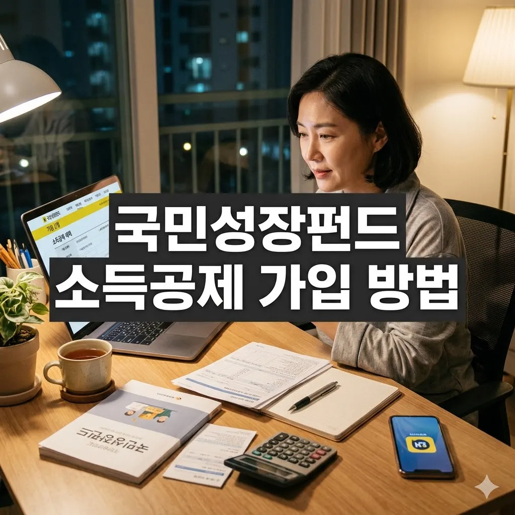 국민성장펀드 소득공제 가입 방법과 핵심 혜택 총정리
