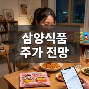 삼양식품 주가 전망과 핵심 성장 모멘텀